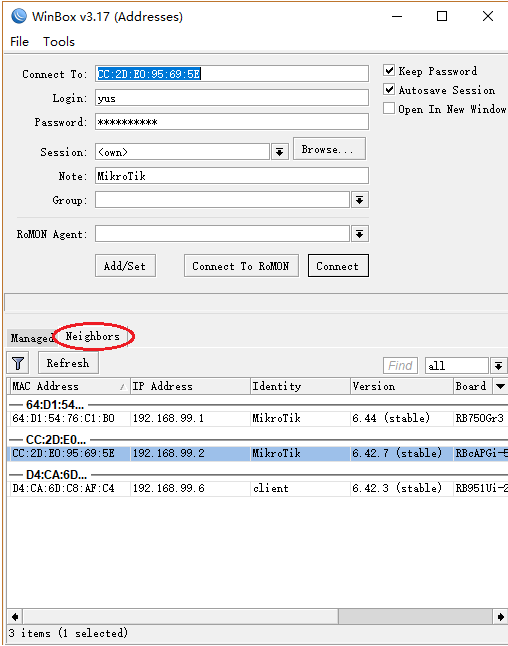 Winbox32位+64位(routeros路由器管理软件)